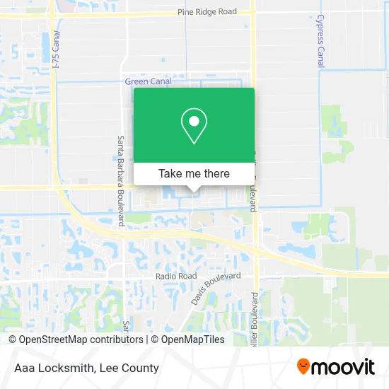 Aaa Locksmith map