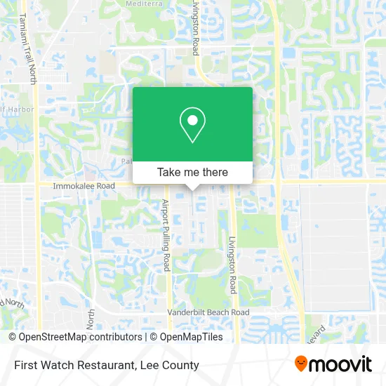 First Watch Restaurant map