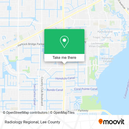 Radiology Regional map