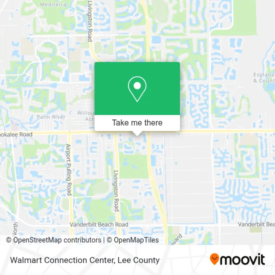 Walmart Connection Center map