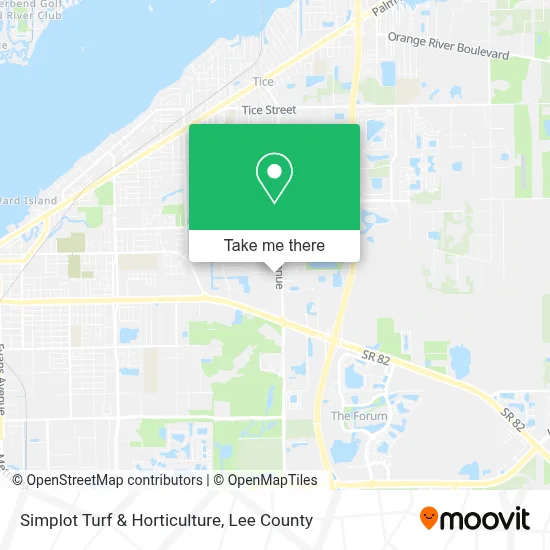 Simplot Turf & Horticulture map