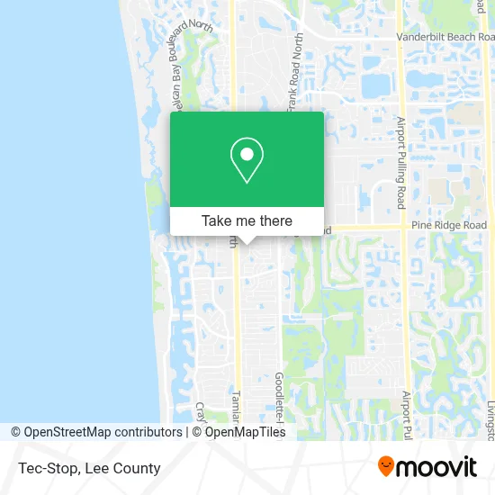 Tec-Stop map