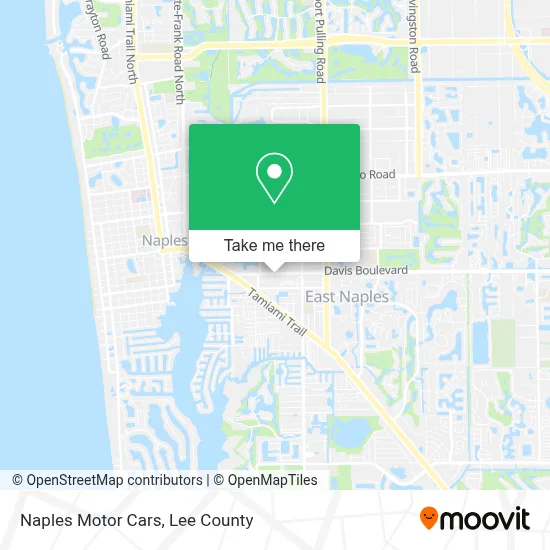Naples Motor Cars map