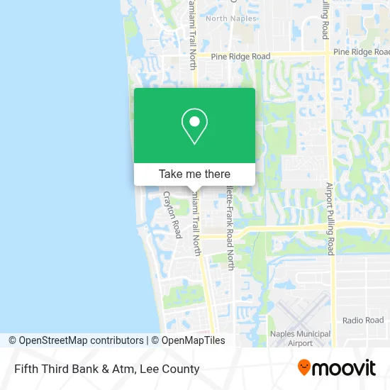 Fifth Third Bank & Atm map