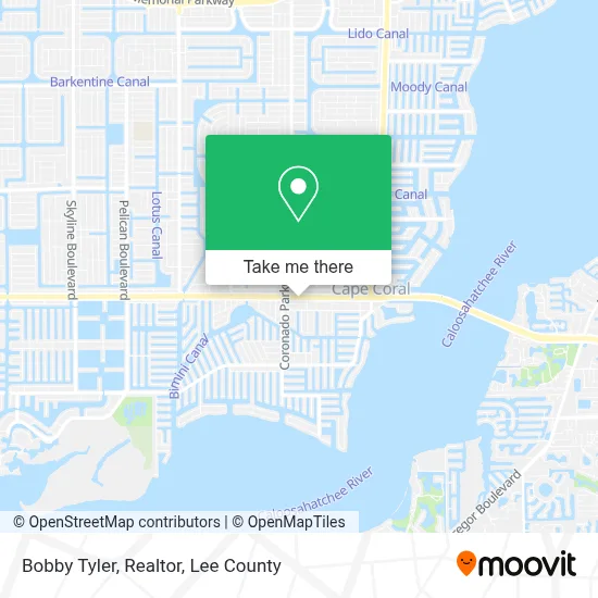 Bobby Tyler, Realtor map