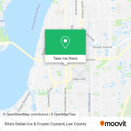 Rita's Italian Ice & Frozen Custard map