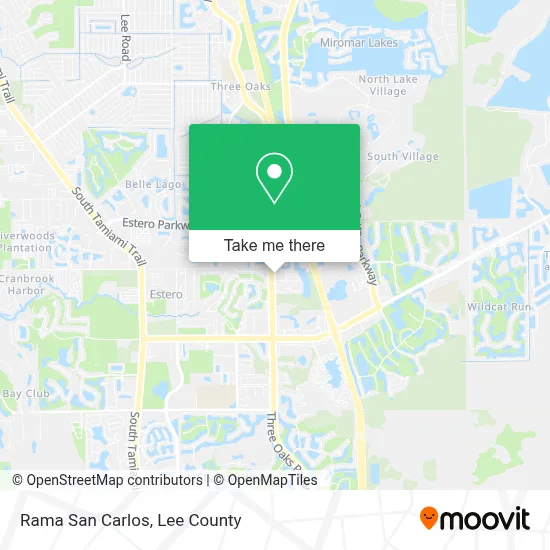 Rama San Carlos map