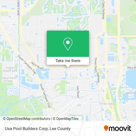 Usa Pool Builders Corp map