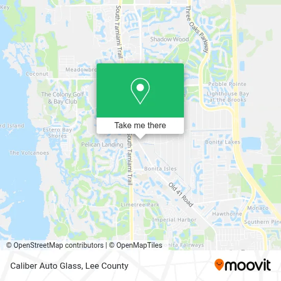 Caliber Auto Glass map