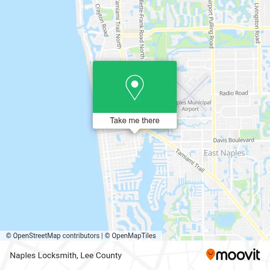 Naples Locksmith map