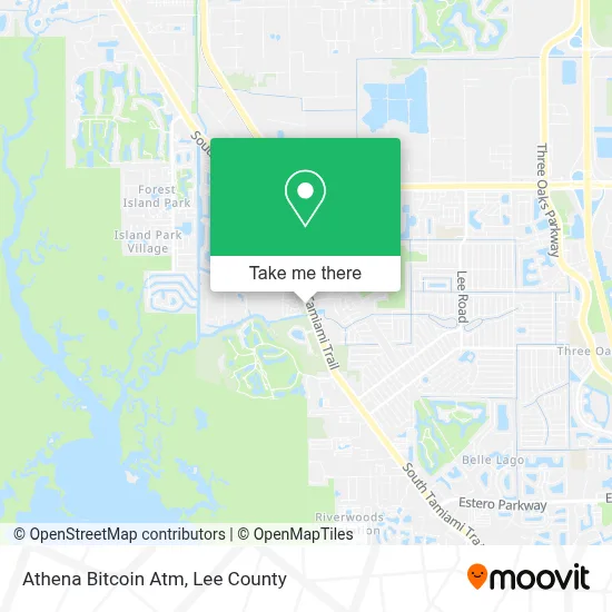 Athena Bitcoin Atm map