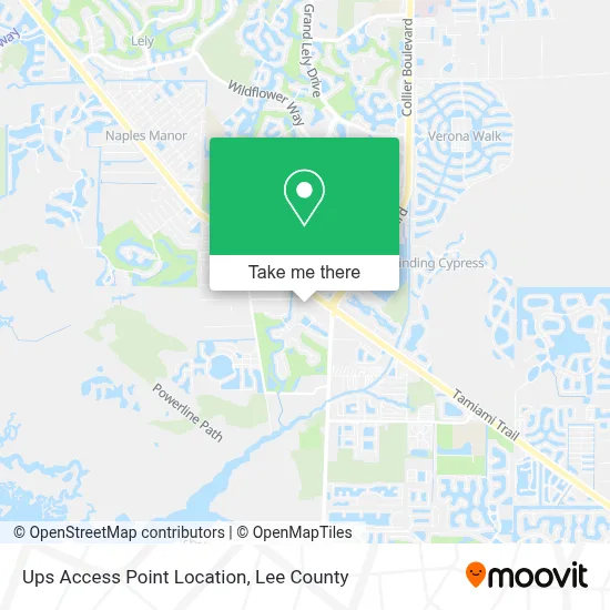 Ups Access Point Location map