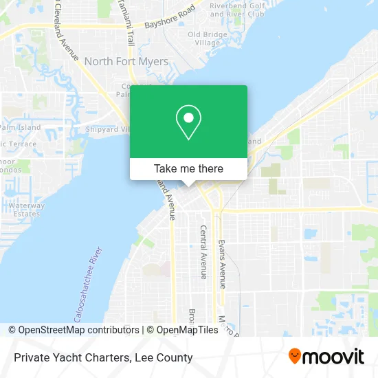Private Yacht Charters map