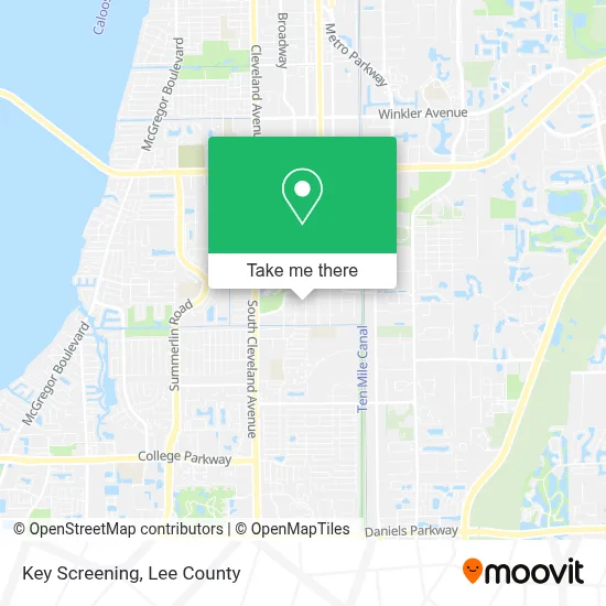 Key Screening map