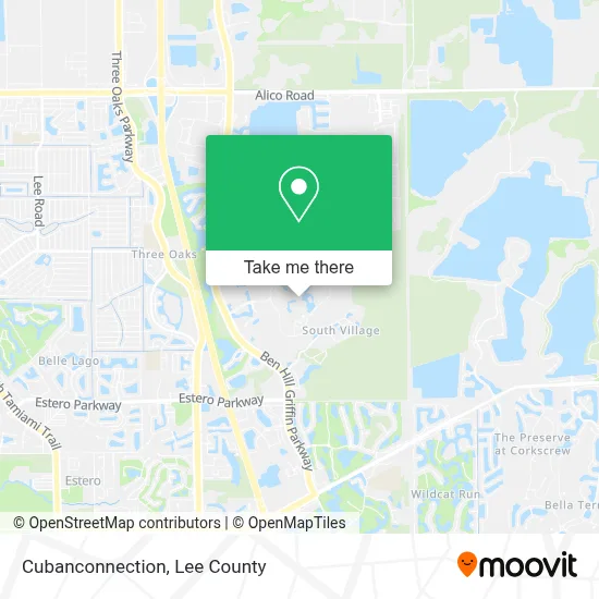Cubanconnection map