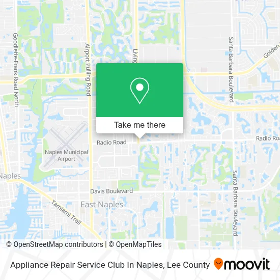 Appliance Repair Service Club In Naples map
