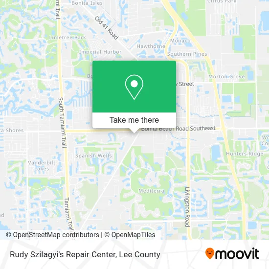 Rudy Szilagyi's Repair Center map