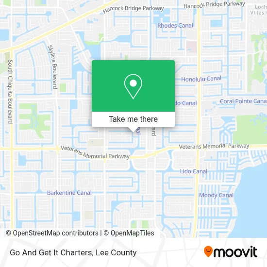 Go And Get It Charters map