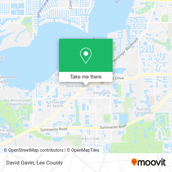 David Gavin map