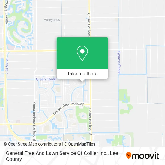 General Tree And Lawn Service Of Collier Inc. map