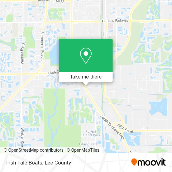 Fish Tale Boats map
