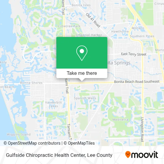 Gulfside Chiropractic Health Center map