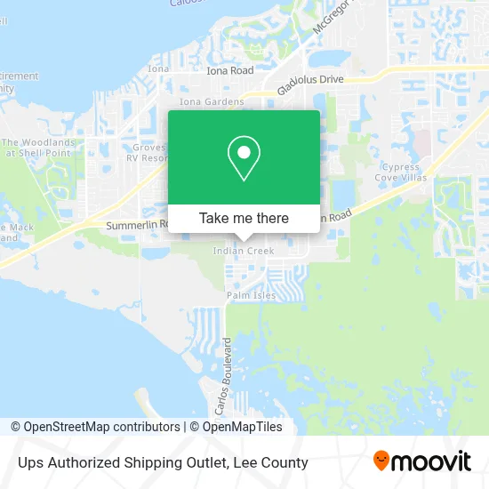 Ups Authorized Shipping Outlet map