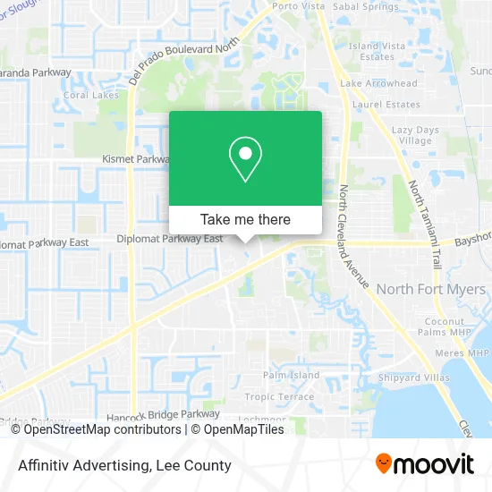 Affinitiv Advertising map