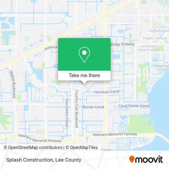Splash Construction map