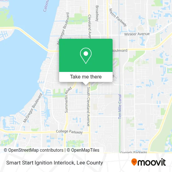 Smart Start Ignition Interlock map