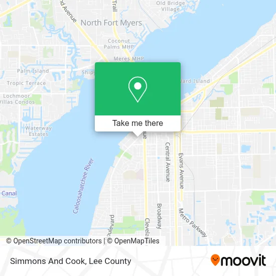 Simmons And Cook map