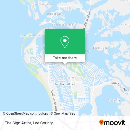 The Sign Artist map