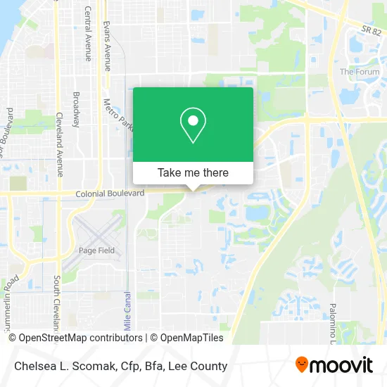 Chelsea L. Scomak, Cfp, Bfa map