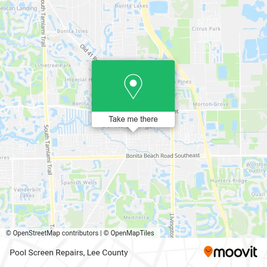 Pool Screen Repairs map