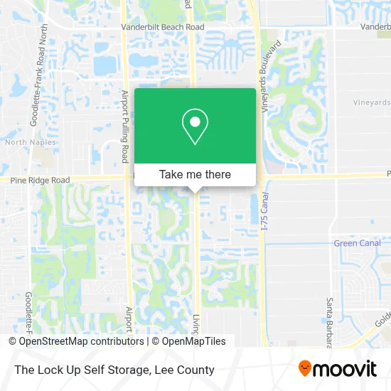 The Lock Up Self Storage map