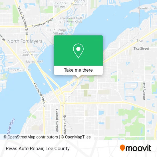 Rivas Auto Repair map