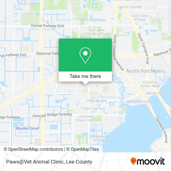 Paws@Vet Animal Clinic map