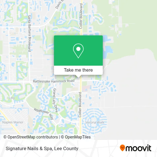 Signature Nails & Spa map