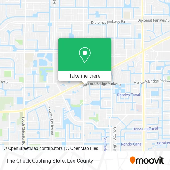 The Check Cashing Store map