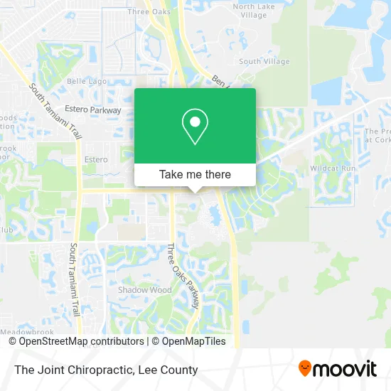 The Joint Chiropractic map