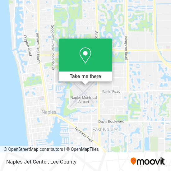 Naples Jet Center map