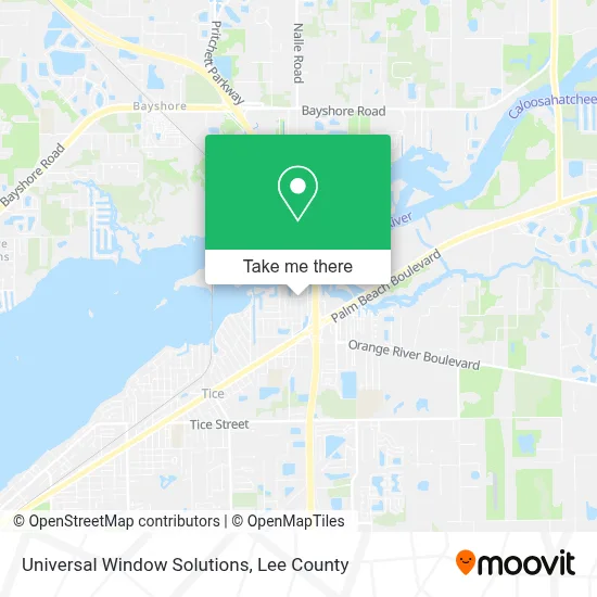 Universal Window Solutions map