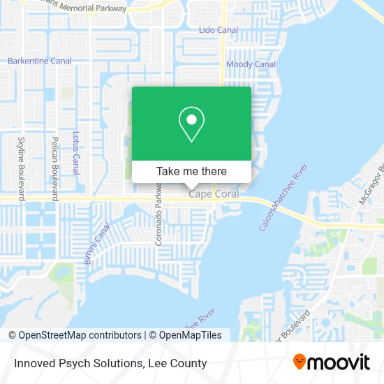 Innoved Psych Solutions map