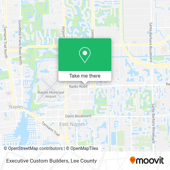 Executive Custom Builders map