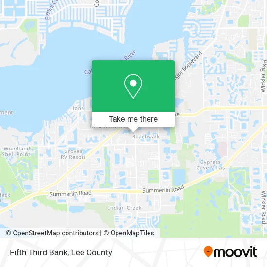 Fifth Third Bank map