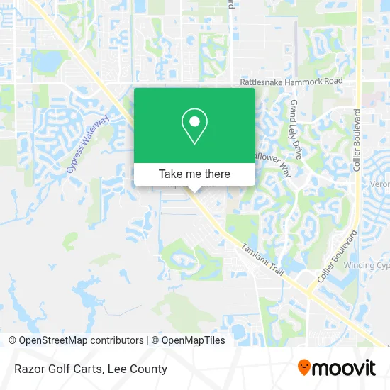 Razor Golf Carts map