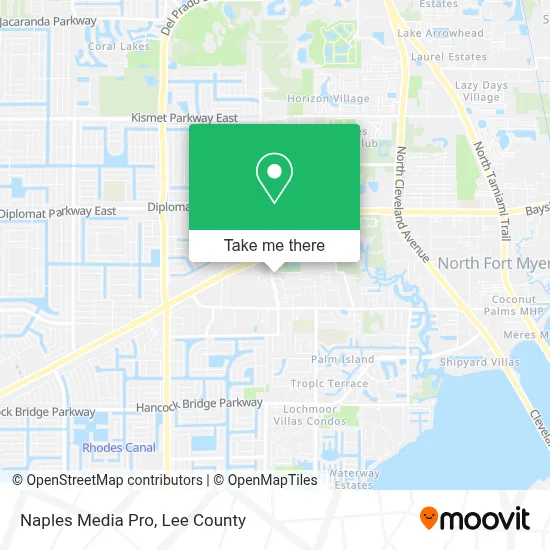 Naples Media Pro map