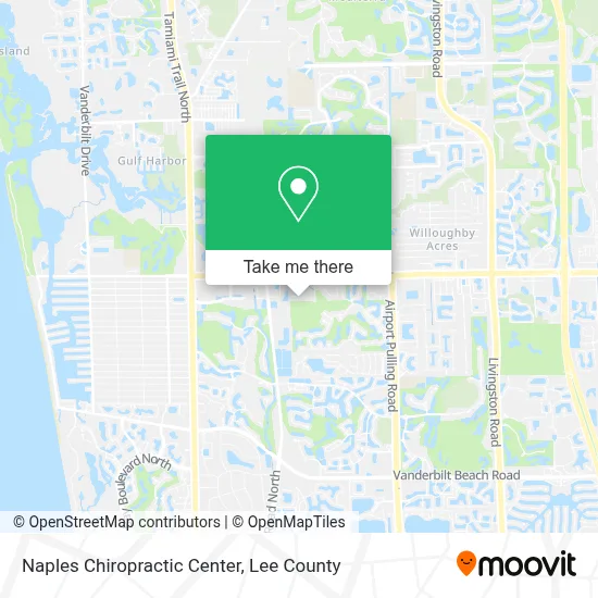 Naples Chiropractic Center map