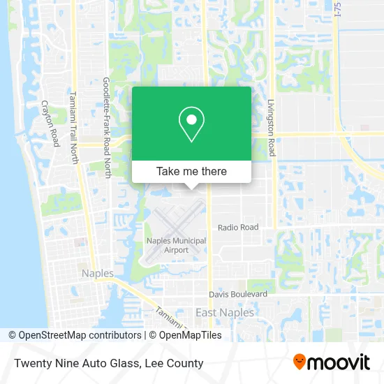 Twenty Nine Auto Glass map