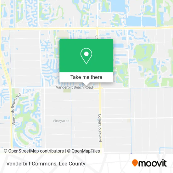 Vanderbilt Commons map
